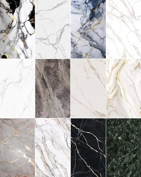 Mẫu gạch Porcelain giả đá marble và granite cao cấp