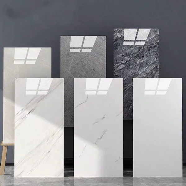 Gạch vân đá Marble cao cấp với bề mặt bóng kính sang trọng, họa tiết vân mây tự nhiên tinh tế. Phù hợp lát nền phòng khách, sảnh, showroom và không gian hiện đại.