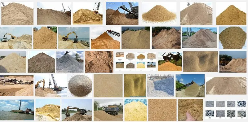 Tổng hợp các loại cát xây dựng phổ biến
