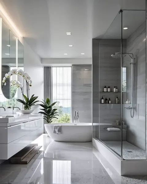 Mẫu Nhà Vệ Sinh Phong Cách Modern Luxury Sang Trọng, Đẳng Cấp