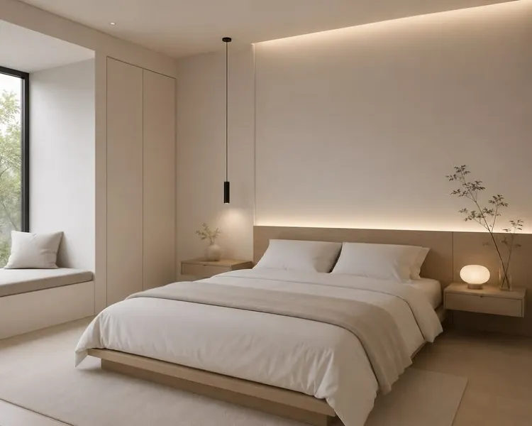 Mẫu phòng ngủ tối giản hiện đại