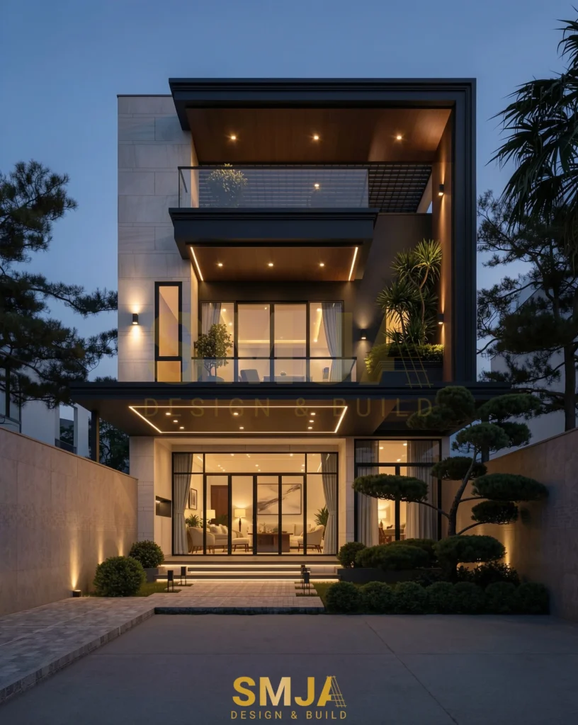 Mặt tiền Villa Q12 Modern Luxury – SMJA